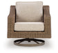 Laguna Heights - Swivel Lounge With Cushion - Beige