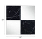 Angwin - Accent Mirror - Mirrored & Faux Marble Top