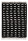Minston - 5' x 7' Rug - Black / White