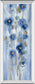 Seaside Flowers I By Silvia Vassileva - Mirrored Frame Wall Art - Blue