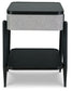 Jorvalee - Accent Table with Speaker - Gray / Black