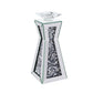 Noralie - Candle Holder (Set of 2) - Mirrored, Faux Diamonds