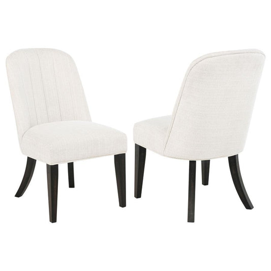 Leandro - Upholstered Dining Side Chair (Set of 2) - Cream
