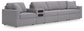 Modmax - Straight Sectional - Granite