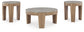 Guystone - Occasional Table Set (Set of 3) - Light Brown