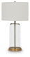 Gizeh - Glass Table Lamp - Clear / Gold Finish