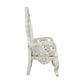 Adara - Arm Chair Set of 2) - Pearl White Synthetic Leather & Antique White