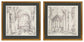 Downyard - Wall Art Set (Set of 2) - Black / Beige