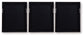 Hendridge - Wall Art Set (Set of 3) - Taupe / White