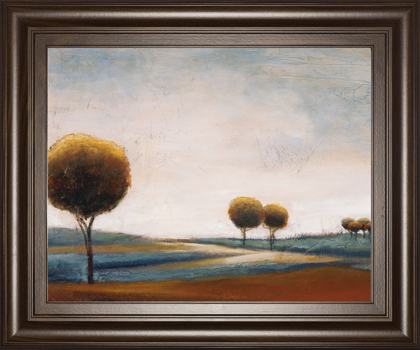 Tranquil Plains I By Ursula Salemink-Roos - Framed Print Wall Art - Beige