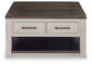 Darborn - Lift Top Cocktail Table - Gray / Brown