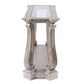 Northville - Sofa Table - Clear Glass & Antique Silver