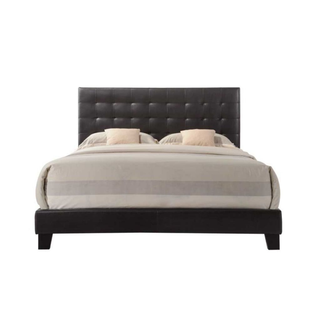 Masate - Queen Bed - Espresso Synthetic Leather