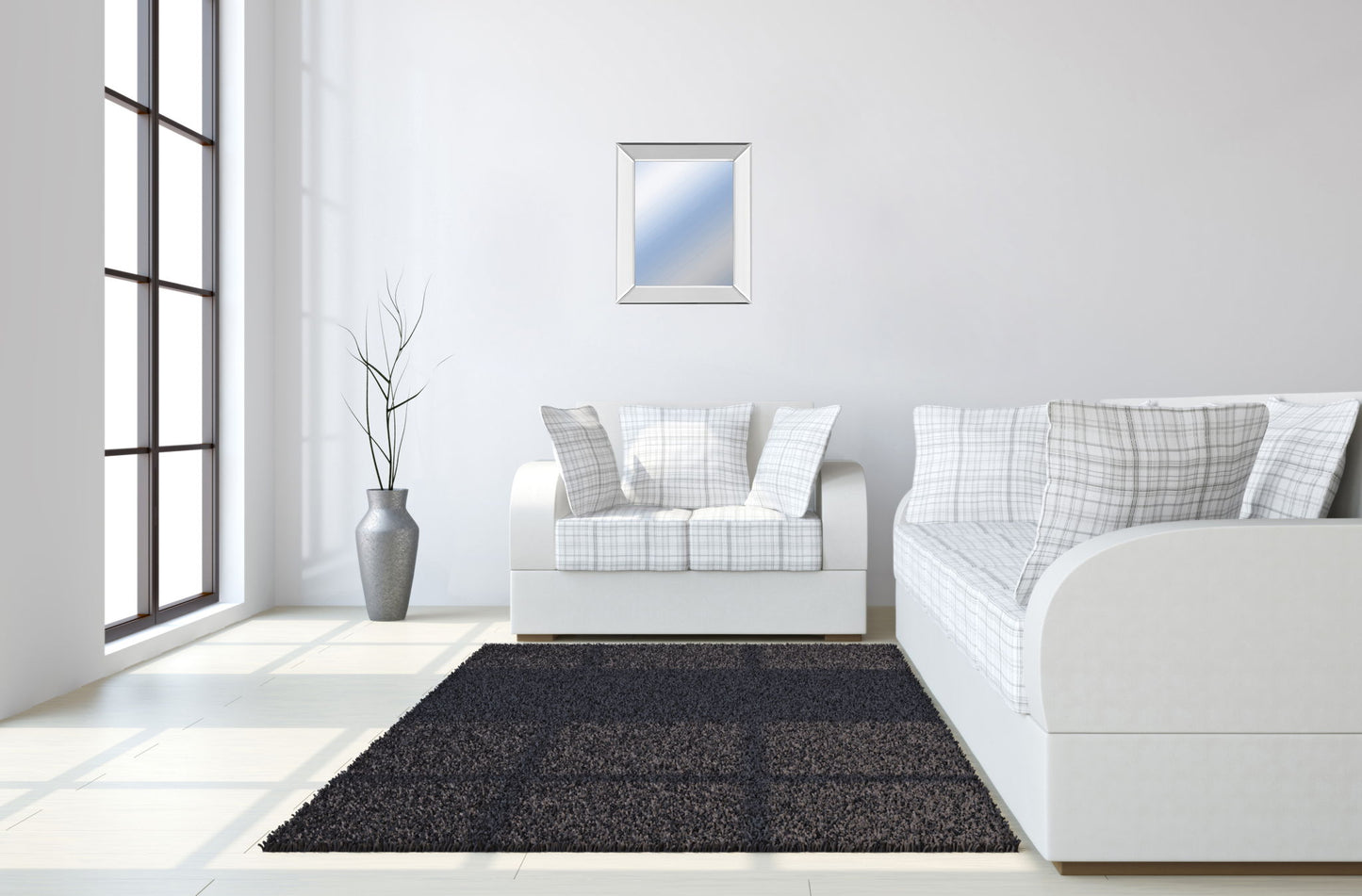 22x26 Decorative Framed Wall Mirror By Classy Art Promotional Mirror Frame #43 - Dark Brown