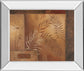 Modern Fern I By Vivian Flasch - Mirror Framed Print Wall Art - Light Brown