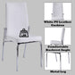 Osias - Side Chair Set of 2) - White Synthetic Leather & Chrome