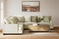 Rawcliffe - 5-Piece Sectional - Parchment