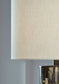 Ellford - Poly Table Lamp - Black / Brown / Cream