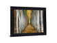 Golden Birch Passage - 28" x 34" Framed Wall Art - Yellow
