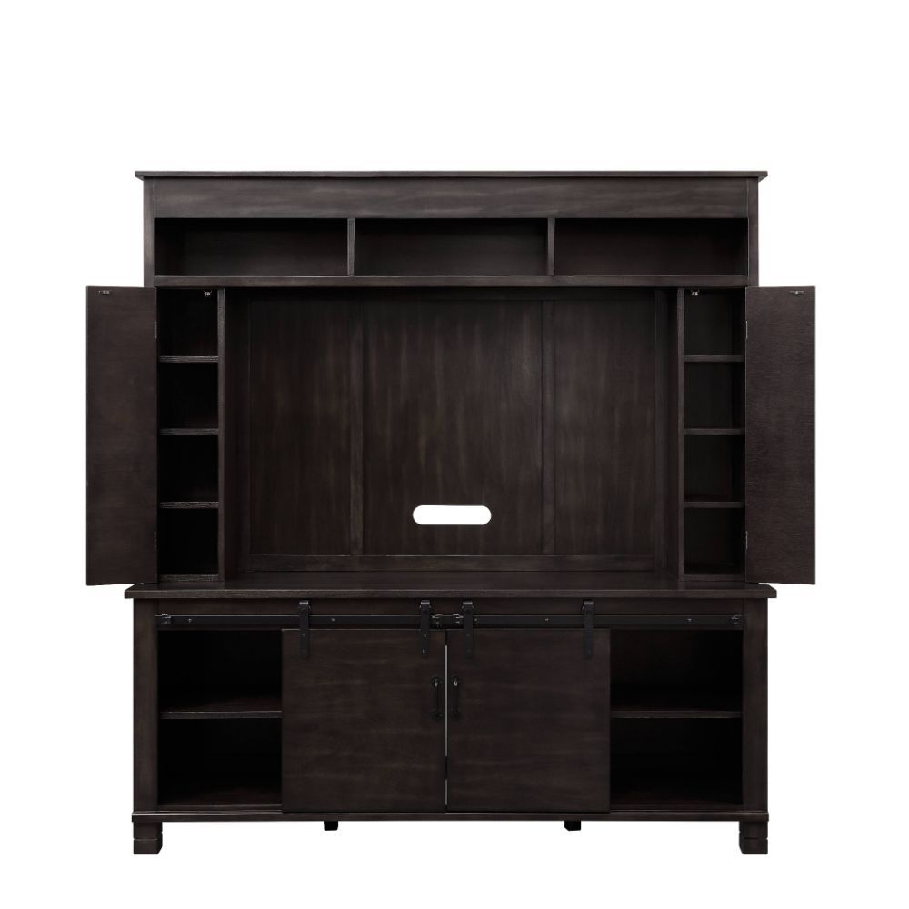 Apison - Entertainment Center Include 91617Fir) - Espresso