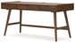 Lyncott - 3 Pc. - Home Office Desk, Chair, Bookcase - Brown