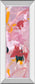 Composition 1a By Melissa Wang - Mirror Framed Print Wall Art - Pink