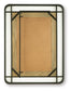 Beelman - Accent Mirror - Black / Brown