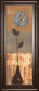 Solitary Flower Il By Norman Wyatt - Framed Print Wall Artt - Light Brown