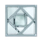 Noralie - 24" X 24" End Table - Mirrored & Faux Diamonds