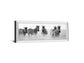 Meeting Place By Papiorek N - Mirrored Frame Wall Art - Gray