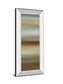Abstract Horizon Il By James Mcmaster - Mirror Framed Print Wall Art - Beige