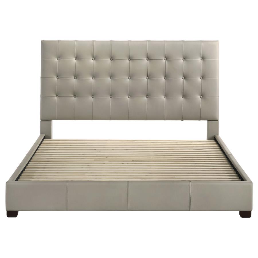 Medley - Genuine Leather Platform Bed