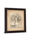 Ivory Blossom Pitcher - 28" x 34" Framed Wall Art - Beige