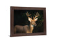Forest Sentinel - 28" x 34" Framed Wall Art - Dark Brown