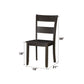 Haddie - Side Chair Set of 2) - Distressed Walnut