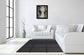 Vision - 28" x 34" Framed Wall Art - Dark Gray