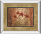 The Lily Style By Vivian Flasch - Mirror Framed Print Wall Art - Light Brown