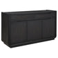 Leandro - 2-Drawer Dining Sideboard Server - Burnished Black