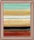 Amber Horizon - 28" x 34" Framed Wall Art - Yellow