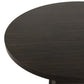 Plateau - Round Table Pedestal Base Top - Rustic Espresso