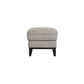 Aaron - Leather Ottoman - Mist Gray