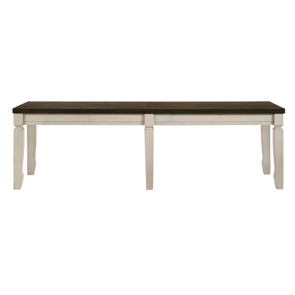 Fedele - Bench - Weathered Oak & Cream