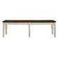 Fedele - Bench - Weathered Oak & Cream