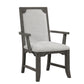 Lisbon - Dining Arm Chair (Set of 2) - Gray