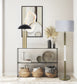 Ivory Contour I Hand-Painted LED Canvas In Frame - Ivory / Cream