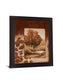 Copper Serenity - 28" x 34" Framed Wall Art - Dark Brown