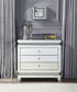 Lotus - 32" Console Cabinet - Mirrored & Faux Ice Cube Crystals