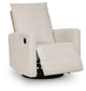 Oaklynn-Manor - Swivel Glider Recliner - Canvas