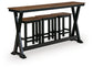 Wildenauer - Rectangular Dining Room Counter Table Set (Set of 4) - Brown / Black