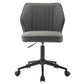 Pakuna - Office Chair - Vintage Gray Synthetic Leather & Black